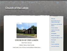 Tablet Screenshot of church-of-the-lakes.net
